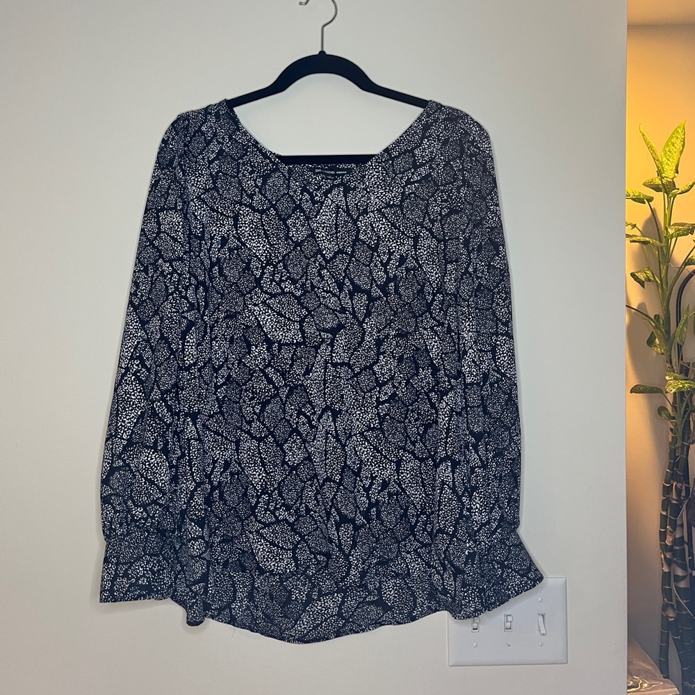 Zac & Rachel Black and White Blouse